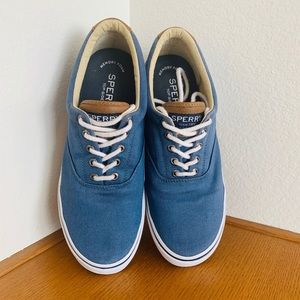 Canvas Sperry Top Siders in great condition!